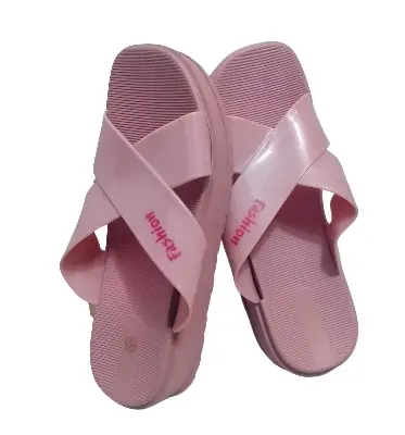 Picture of Ladies fashion comfortable Rubber slippers Flat Regular Fashionable Slippers China rubber Sandal For woman Offers Price Only - 369