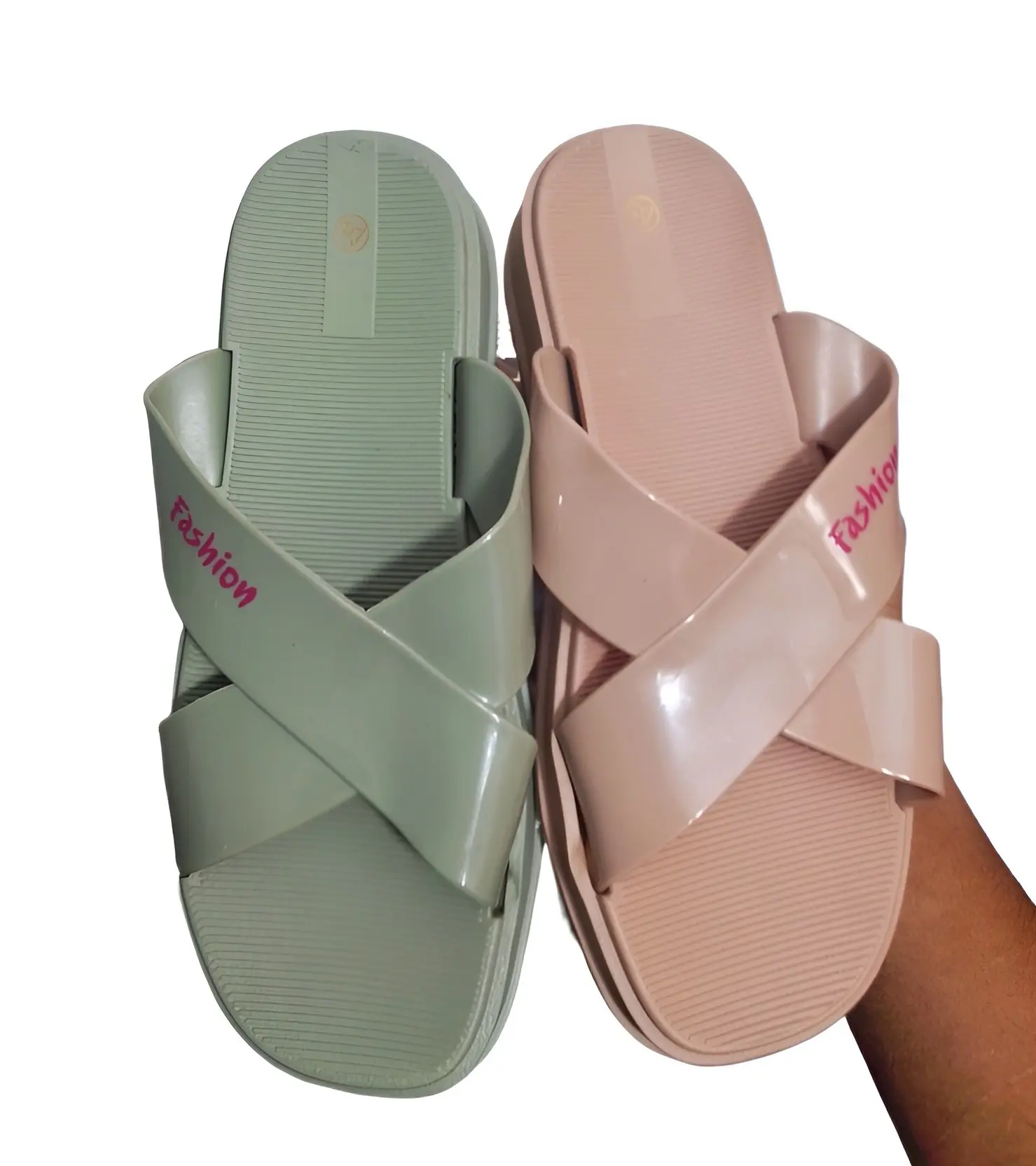 Picture of Ladies fashion comfortable Rubber slippers Flat Regular Fashionable Slippers China rubber Sandal For woman Offers Price Only - 369