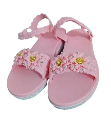 Picture of Womens Viral Flat Regular China Shoes 2024 New Fashionable Ladies Flat Slipper Sandals New Premium Rubber Sandal for Girls | Trending Slippers For woman