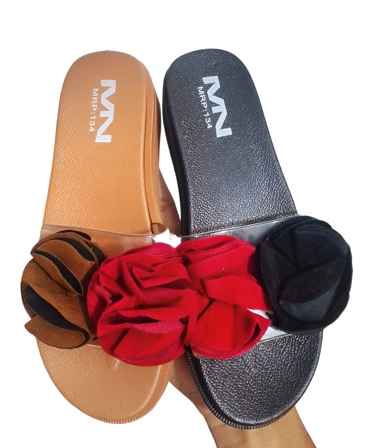 Picture of Ladies fashion comfortable Rubber slippers Flat Regular Fashionable Slippers China rubber Sandal For woman Offers Price Only - 369