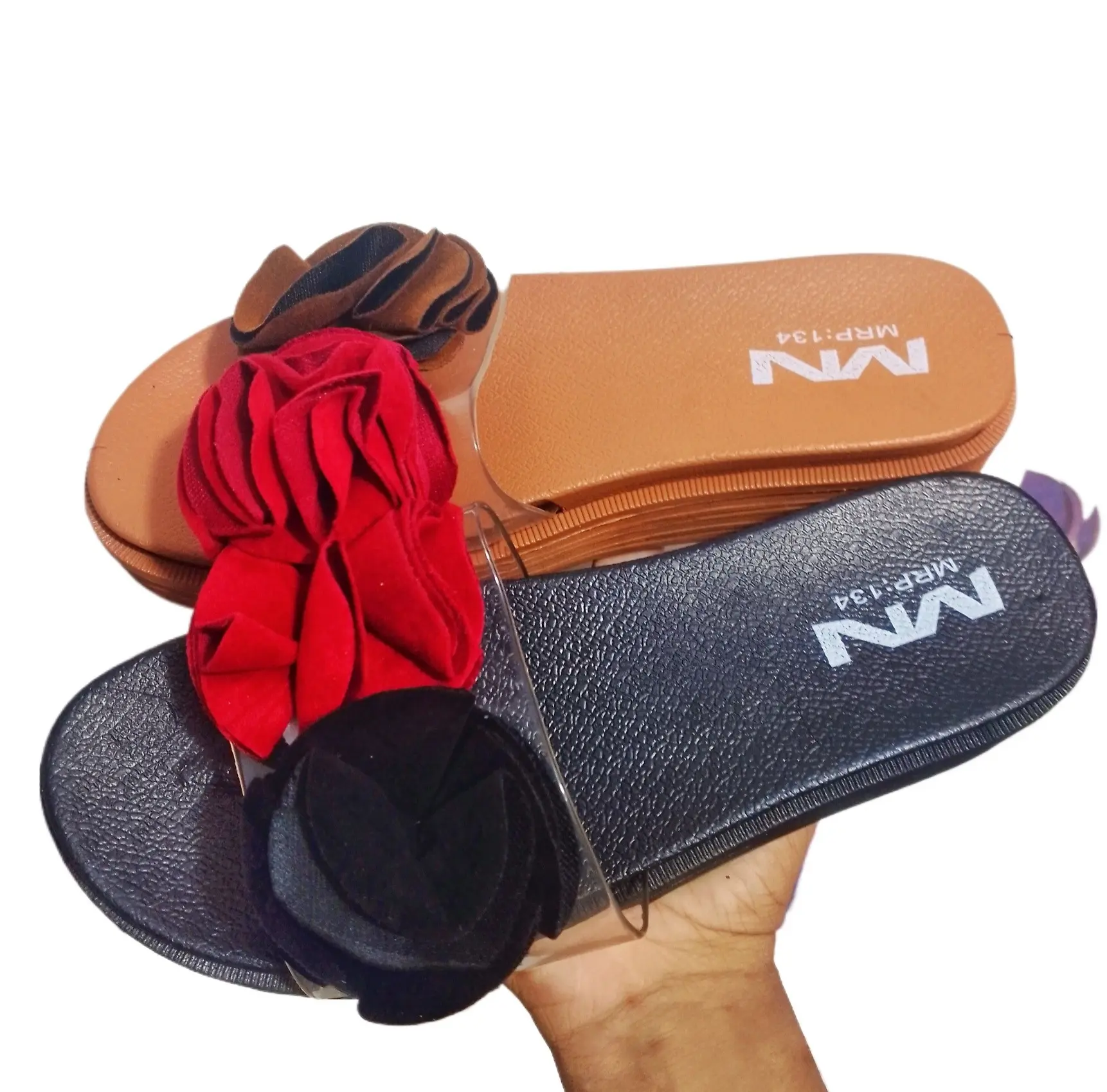 Picture of Ladies fashion comfortable Rubber slippers Flat Regular Fashionable Slippers China rubber Sandal For woman Offers Price Only - 369