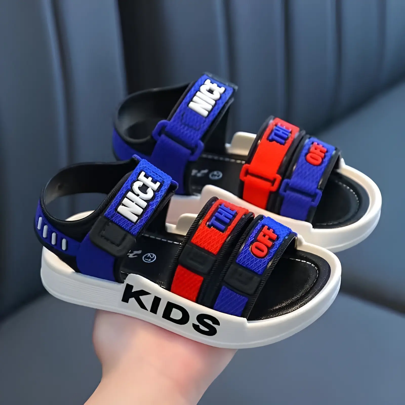 Picture of New Baby Boys Sandals Summer Kids Beach Shoes Children Kids Sports Casual Student Pvc Sandals Soft Non-slip Fashion Wild New Summer Children Beach Sandals For Boys EUR 21-30