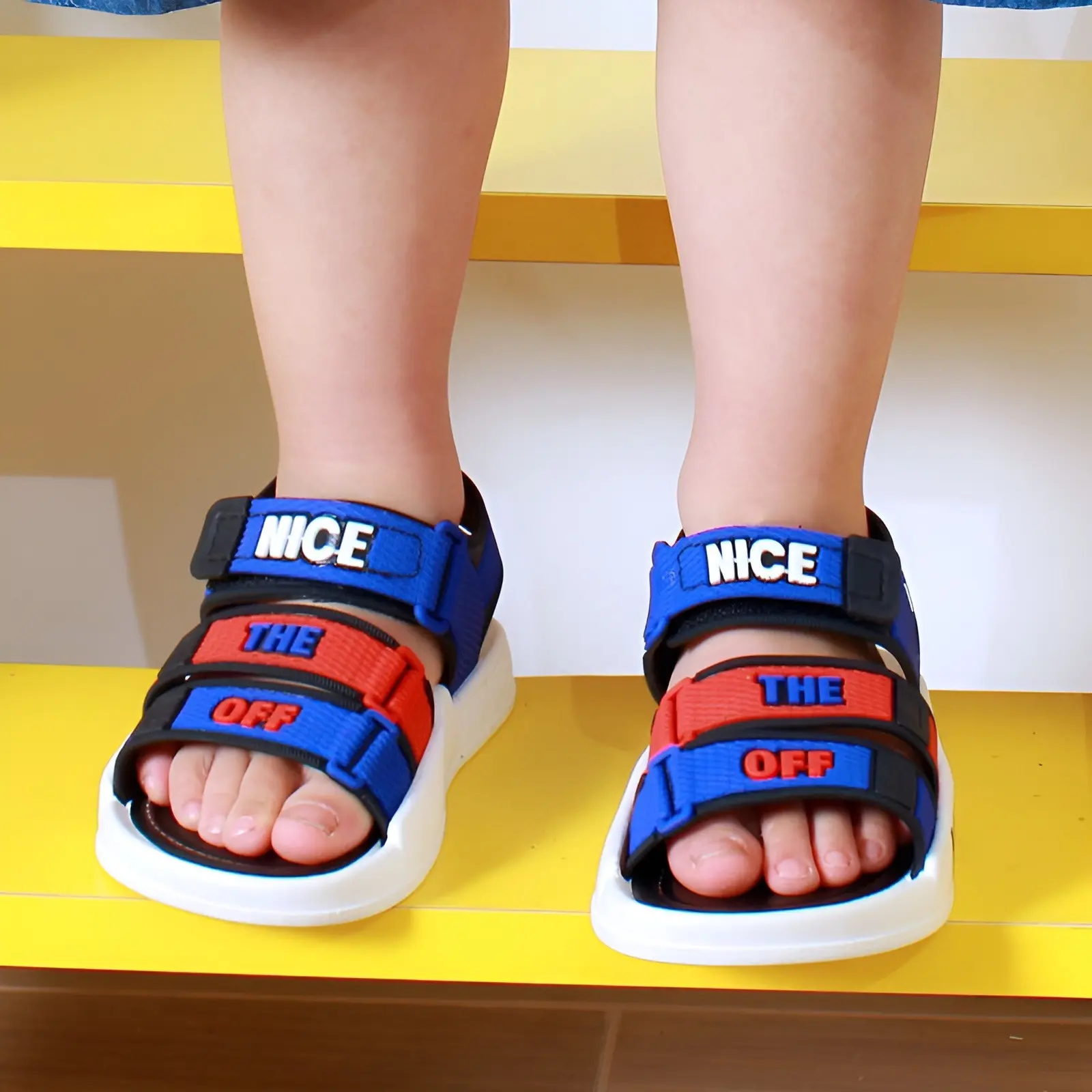 Picture of New Baby Boys Sandals Summer Kids Beach Shoes Children Kids Sports Casual Student Pvc Sandals Soft Non-slip Fashion Wild New Summer Children Beach Sandals For Boys EUR 21-30