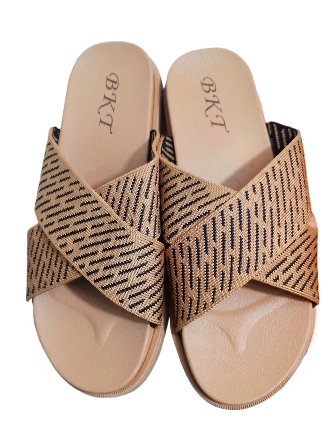 Picture of Stylish flat comforting Rubber sandal for women | China flat shoes new premier sandal for Woman | flat regular fashionable slipper sandal ladies\women- Offer Price