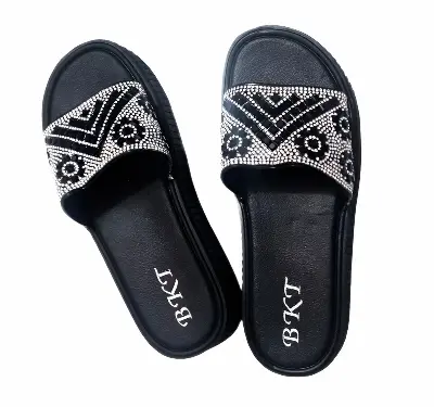 Picture of New Collection Girls' Slipper Sandals | Stylish Sami Heel Room Slippers for Women and Girls | New Premium fashionable Sandal for Girls