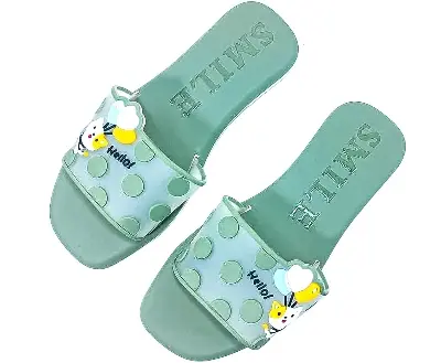 Picture of Indoor Slippers Women Home
Shoes Lightweight Linen Girl's Slippers Lightweight Home Slippers
New Premium Slipppers for Girls - Trending, best, soft, cool black Bule Green