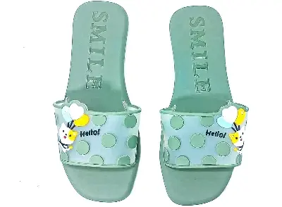 Picture of Indoor Slippers Women Home
Shoes Lightweight Linen Girl's Slippers Lightweight Home Slippers
New Premium Slipppers for Girls - Trending, best, soft, cool black Bule Green