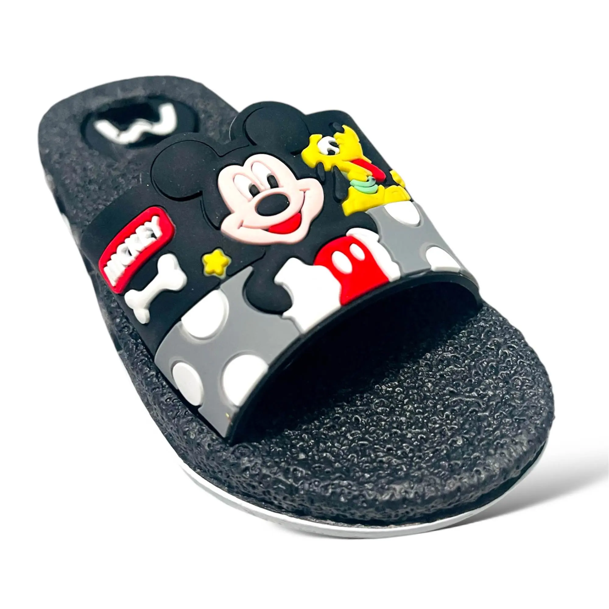 Picture of Slides for Child | Mickey- mouse cartoon slipper | Shipper for boys sandal for kids room slipper summer Slipper 3D Printed cute baby slipper sandal Black, blue, Light blue