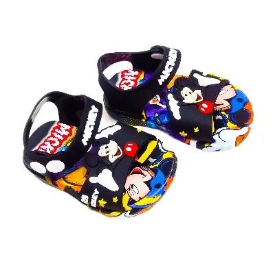 Picture of New Model Cartoon Mickey mouse Design 3D PVC Upper Sliders For Kids | Slides For children | Slippers for boys sandals for kids room | Slides Slipper for boys cute Boys