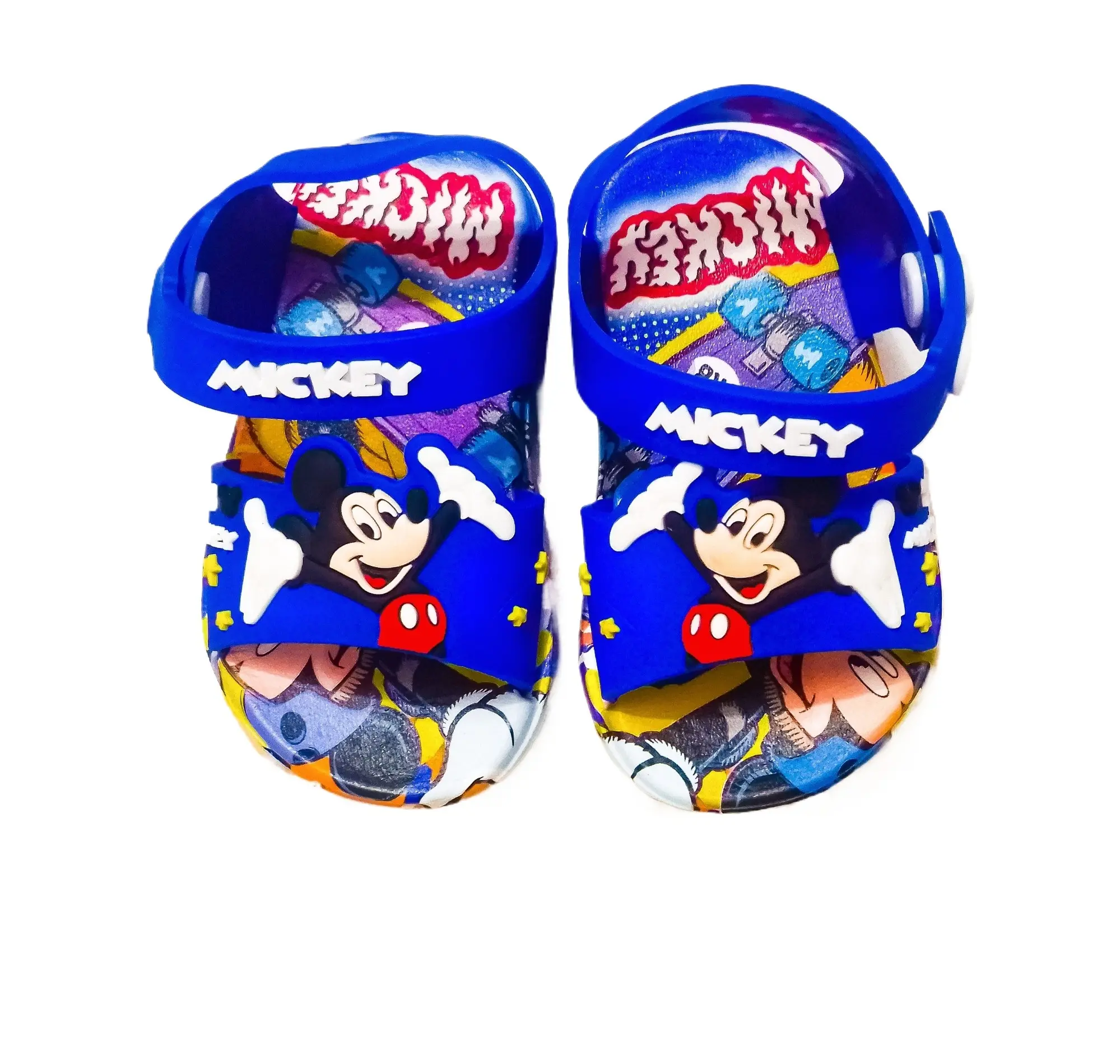 Picture of New Model Cartoon Mickey mouse Design 3D PVC Upper Sliders For Kids | Slides For children | Slippers for boys sandals for kids room | Slides Slipper for boys cute Boys