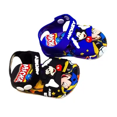Picture of New Model Cartoon Mickey mouse Design 3D PVC Upper Sliders For Kids | Slides For children | Slippers for boys sandals for kids room | Slides Slipper for boys cute Boys