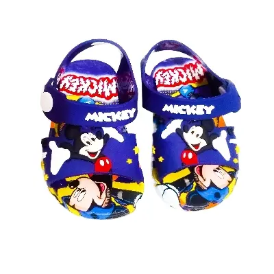 Picture of New Model Cartoon Mickey mouse Design 3D PVC Upper Sliders For Kids | Slides For children | Slippers for boys sandals for kids room | Slides Slipper for boys cute Boys