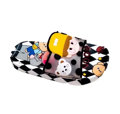 Picture of New Children Fashion Bear Slippers Kids  Summer New Beach Shoes Boys Girls Baby Soft Sole Anti-Slip Outdoor Slippers