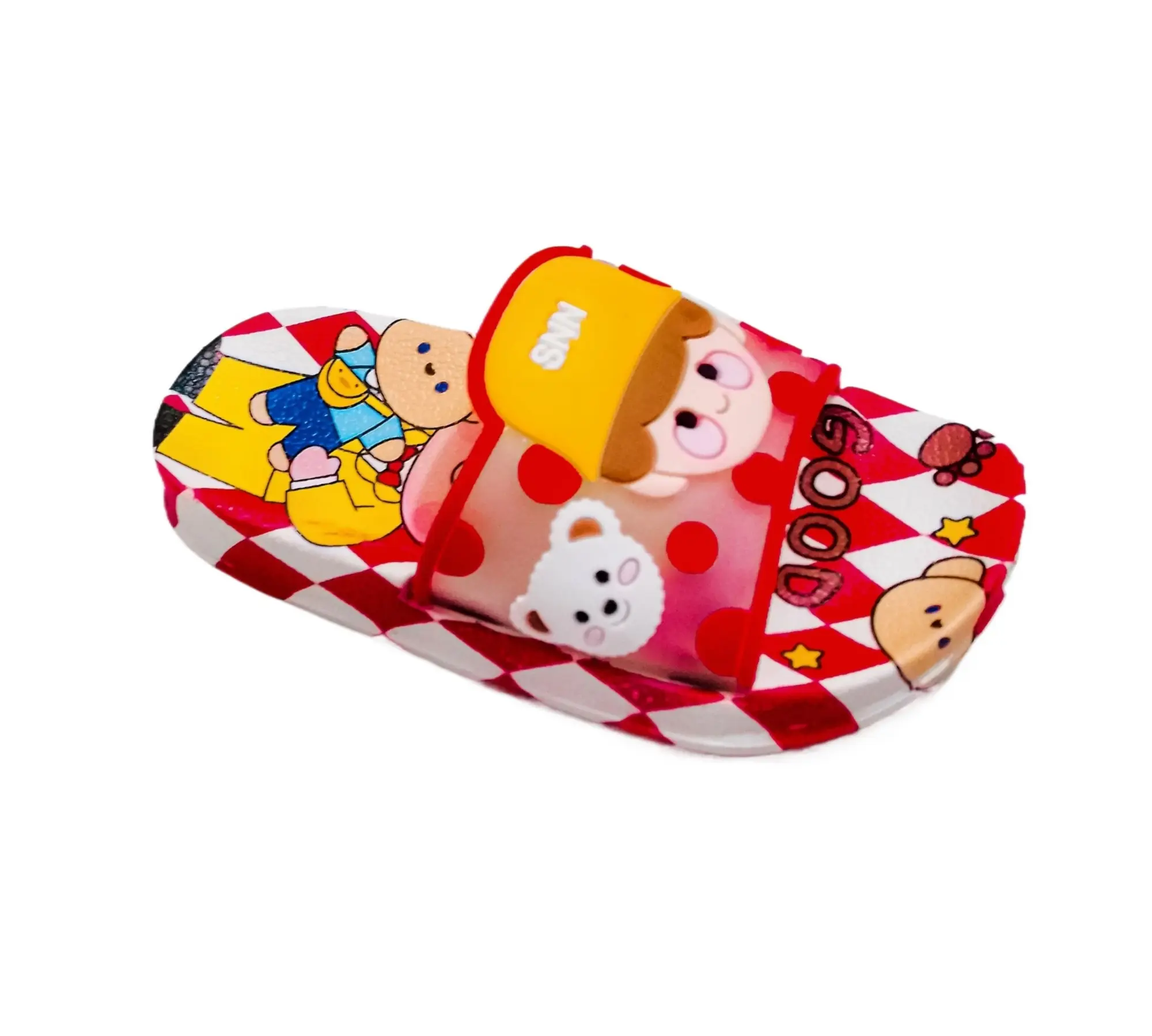 Picture of New Children Fashion Bear Slippers Kids  Summer New Beach Shoes Boys Girls Baby Soft Sole Anti-Slip Outdoor Slippers