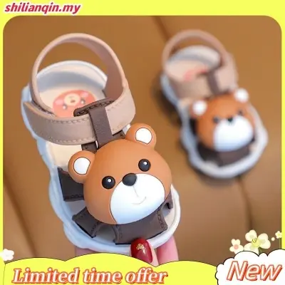 Picture of Kids Girls & Boys Walkers Sandals Soft Rubber Sole Non Slip Summer Baby Shoes Toddler Flat Shoes Funky Monkey Slides Kids Slippers for children