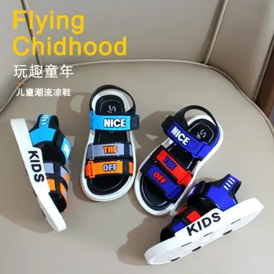 Picture of breathable Sport Sandal New sandal for Boys Beach Shoes Comfortable Soft Sole Non- Slif sandallas