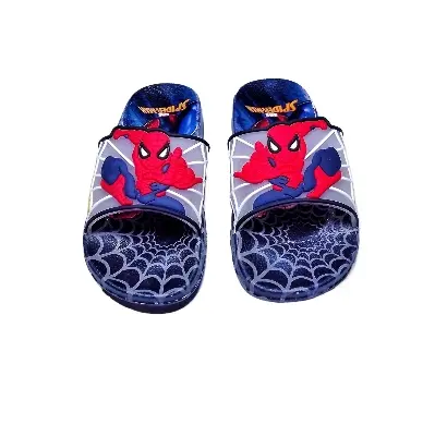 Picture of Marvel Spider-Man Slides Beach Sandals Slippers for Boys Kids Children Teens