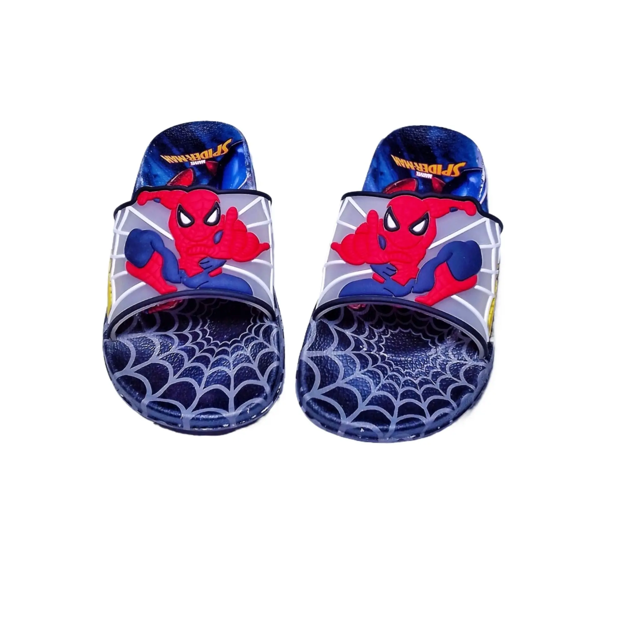 Picture of Marvel Spider-Man Slides Beach Sandals Slippers for Boys Kids Children Teens