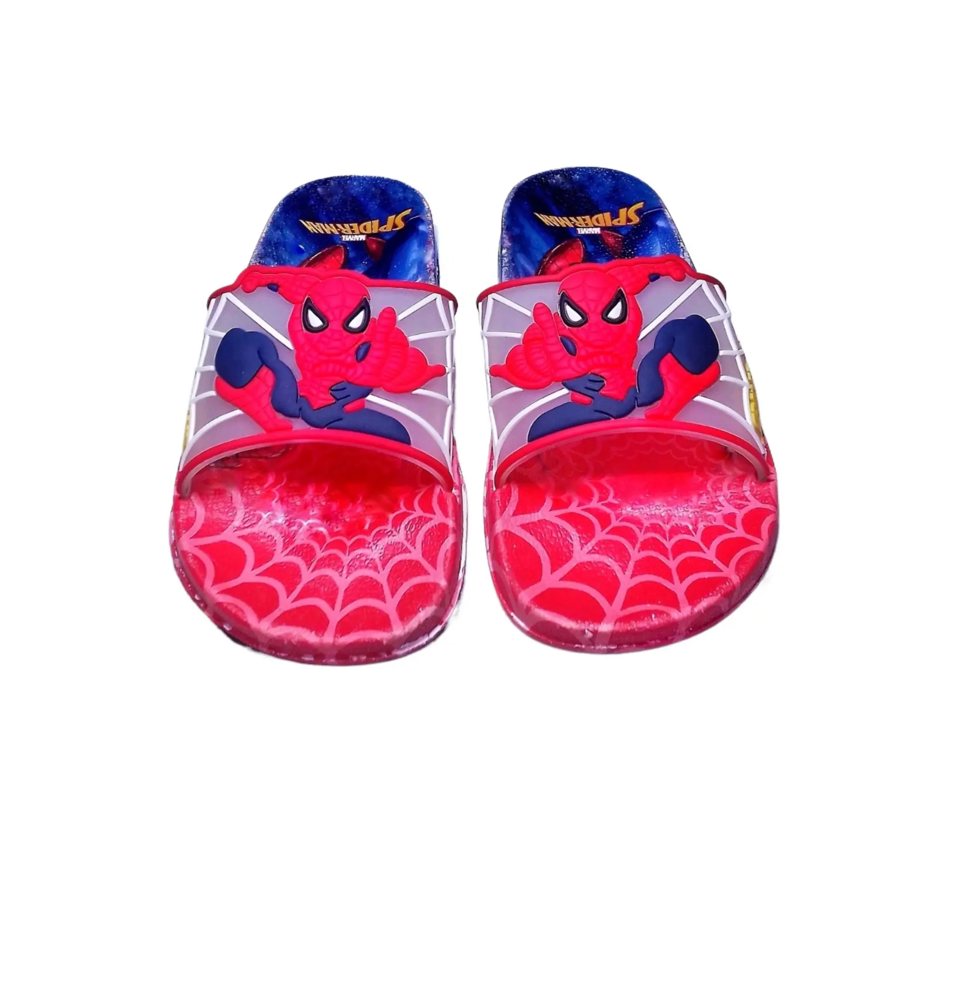 Picture of Marvel Spider-Man Slides Beach Sandals Slippers for Boys Kids Children Teens
