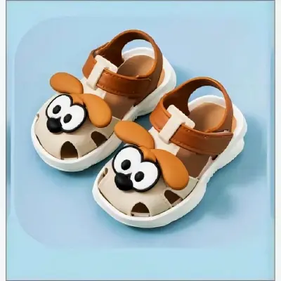 Picture of Kids Girls & Boys Walkers Sandals Soft Rubber Sole Non Slip Summer Baby Shoes Toddler Flat Shoes Funky Monkey Slides Kids Slippers for children