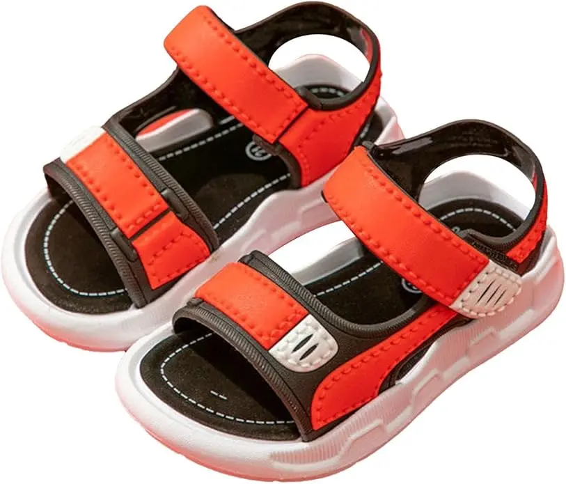 Picture of Summer Baby Sandals Solid Color Baby Boy Sandals Soft Sole Anti-slip Boys Girls Sandals Toddler Baby Shoes Beach