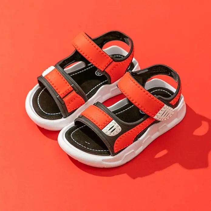 Picture of Summer Baby Sandals Solid Color Baby Boy Sandals Soft Sole Anti-slip Boys Girls Sandals Toddler Baby Shoes Beach