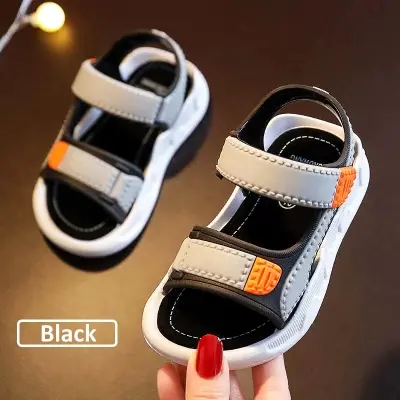 Picture of Kids' Comfortable Sports Sandals with Velcro Closure for Boys - Durable Microfiber & Synthetic Leather - New