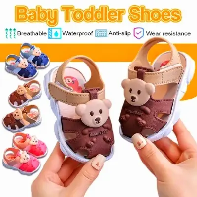 Picture of 0-3years Kids Walking Shoes for Babies Boys Girls Sandals Water-Friendly Princess Bow Sandals MY377