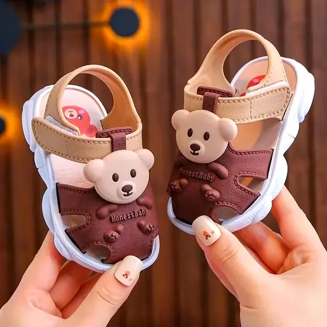 Picture of 0-3years Kids Walking Shoes for Babies Boys Girls Sandals Water-Friendly Princess Bow Sandals MY377