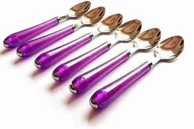 Picture of Tea Spoon Set/ Cutlery Set/ Spoon Set/ HIGH QUALITY Stainless Steel Spoon Set -6 Pieces (ছয় পিস চা চামচ)
