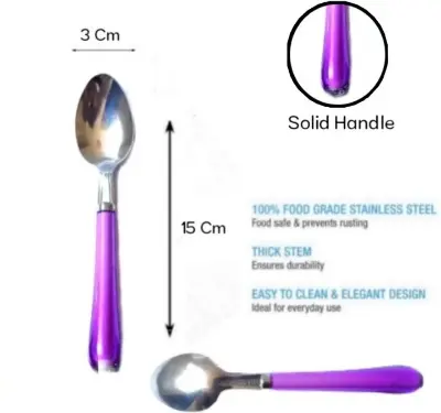 Picture of Tea Spoon Set/ Cutlery Set/ Spoon Set/ HIGH QUALITY Stainless Steel Spoon Set -6 Pieces (ছয় পিস চা চামচ)