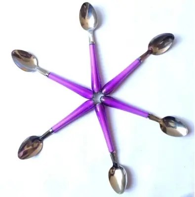 Picture of Tea Spoon Set/ Cutlery Set/ Spoon Set/ HIGH QUALITY Stainless Steel Spoon Set -6 Pieces (ছয় পিস চা চামচ)
