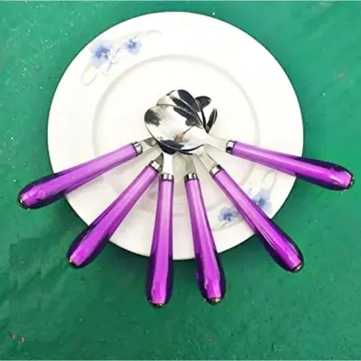 Picture of Tea Spoon Set/ Cutlery Set/ Spoon Set/ HIGH QUALITY Stainless Steel Spoon Set -6 Pieces (ছয় পিস চা চামচ)