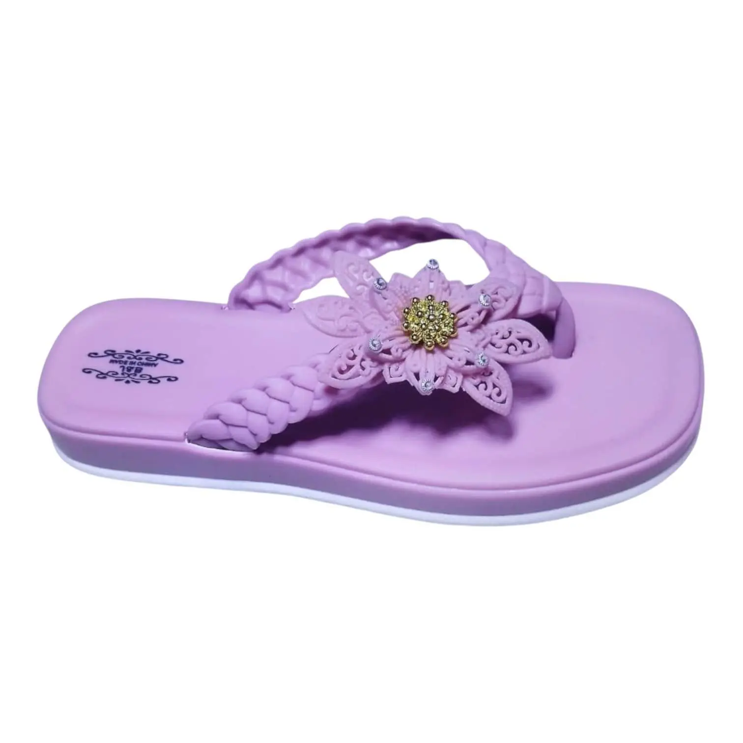 Picture of Womens Flat Regular Shoes New Fashionable Ladies Flat Slipper Sandals New Premium Sandal for Girls