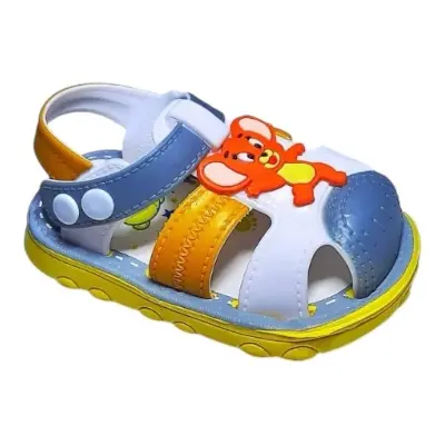 Picture of Kids Girls and Boys Walking  Sandals Soft Rubber Non Slip Summer and Winter Children's Soundproof Shoes Children's Boys' Sos Kids Flat Sos Children's Cartoon Jerry Slides Children's Slippers
