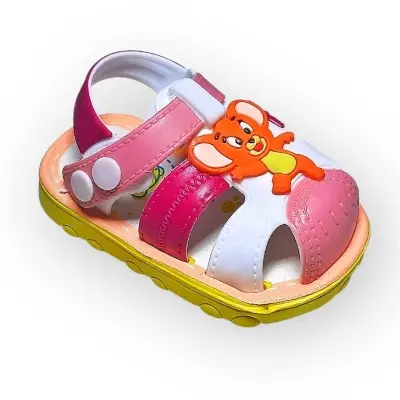 Picture of Kids Girls and Boys Walking  Sandals Soft Rubber Non Slip Summer and Winter Children's Soundproof Shoes Children's Boys' Sos Kids Flat Sos Children's Cartoon Jerry Slides Children's Slippers