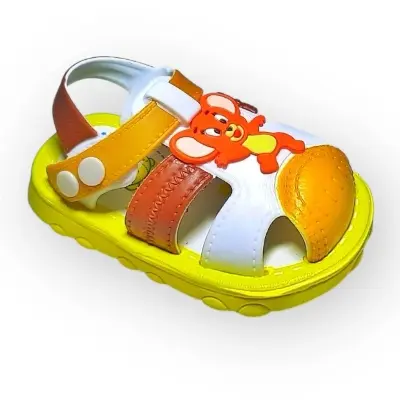 Picture of Kids Girls and Boys Walking  Sandals Soft Rubber Non Slip Summer and Winter Children's Soundproof Shoes Children's Boys' Sos Kids Flat Sos Children's Cartoon Jerry Slides Children's Slippers