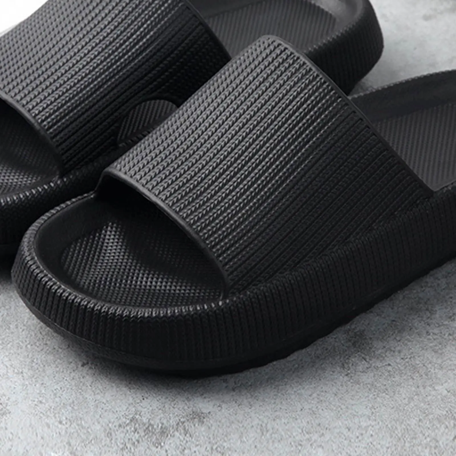 Picture of New Comfortable Solid Slides Slippers Sandal for Men