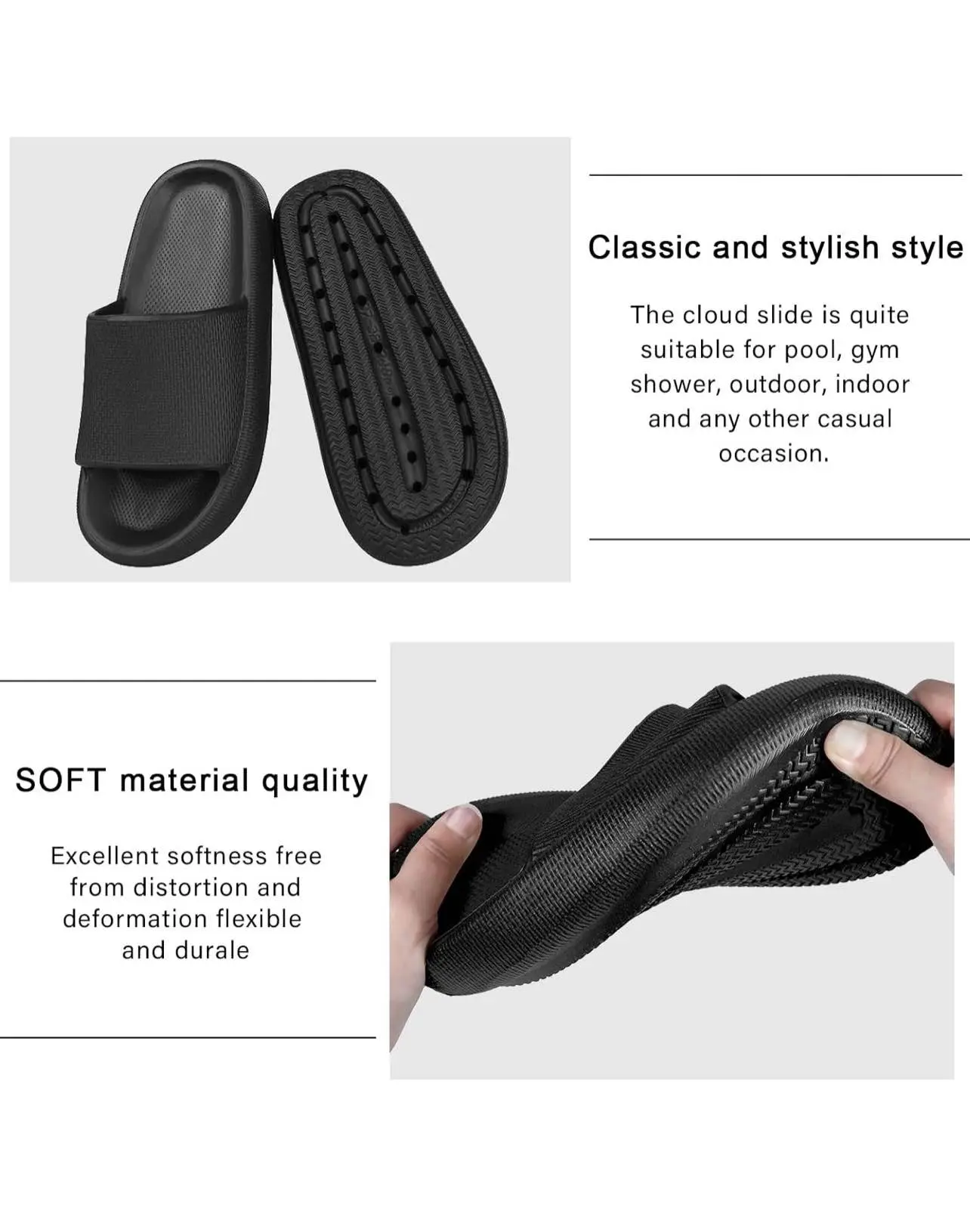 Picture of New Comfortable Solid Slides Slippers Sandal for Men