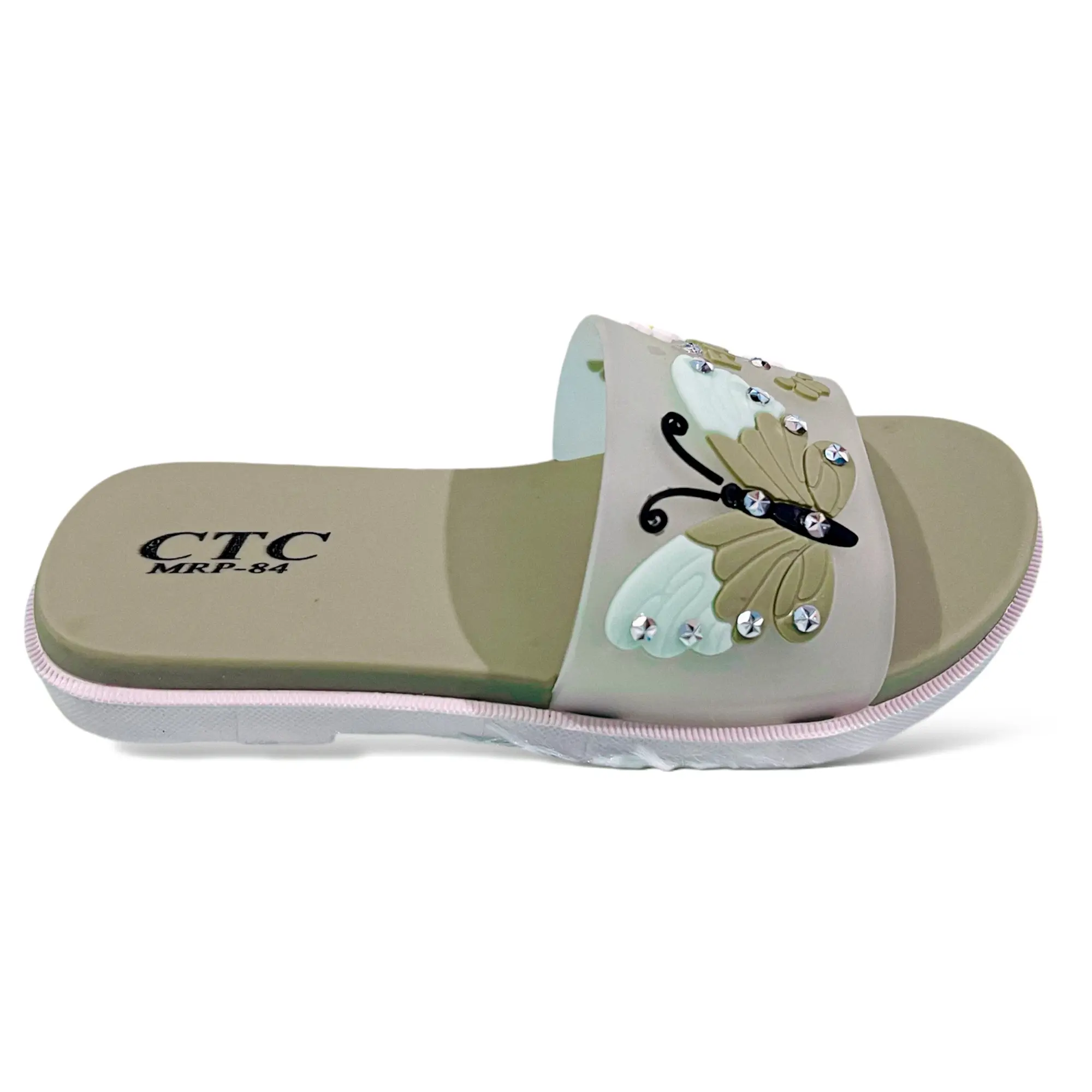 Picture of Slipper sandal for girls Room Slipper Shoes for girls flats Rubber sandal Slides for girls