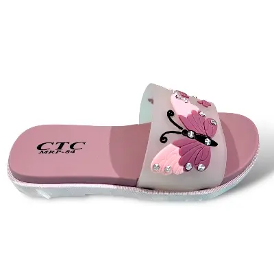 Picture of Slipper sandal for girls Room Slipper Shoes for girls flats Rubber sandal Slides for girls