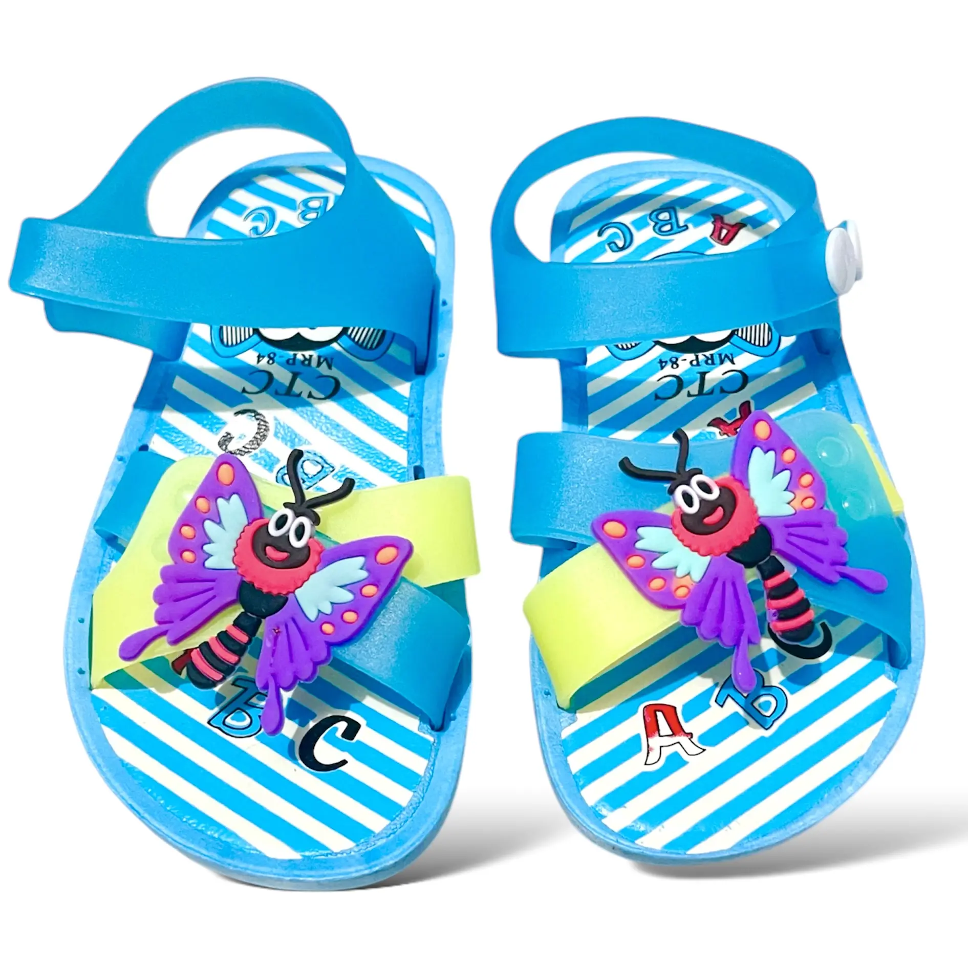 Picture of Children's Flip Flops Girls' Summer New Cartoon Girls' Non-Slip Soft Bottom Indoor Bathroom Baby Beach Slippers Color Family:Red, Pink, Blue, Yellow