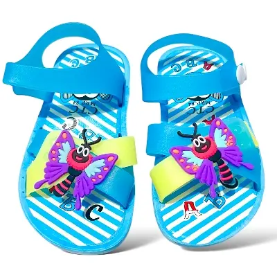 Picture of Children's Flip Flops Girls' Summer New Cartoon Girls' Non-Slip Soft Bottom Indoor Bathroom Baby Beach Slippers Color Family:Red, Pink, Blue, Yellow
