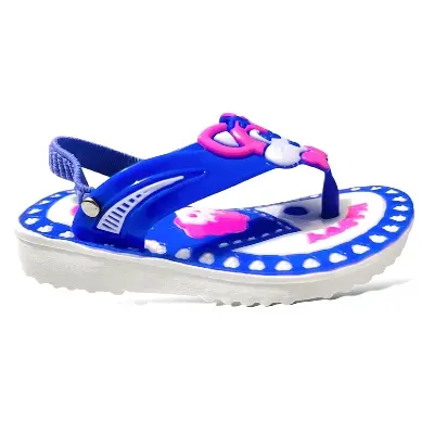 Picture of Children's Flip Flops Boy's & Girl's Summer New Cartoon Boy's Non-Slip Soft Bottom Indoor Bathroom Baby Beach Slippers Color Family:Red, Blue, Pink