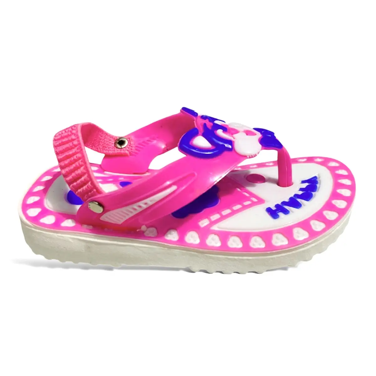 Picture of Children's Flip Flops Boy's & Girl's Summer New Cartoon Boy's Non-Slip Soft Bottom Indoor Bathroom Baby Beach Slippers Color Family:Red, Blue, Pink