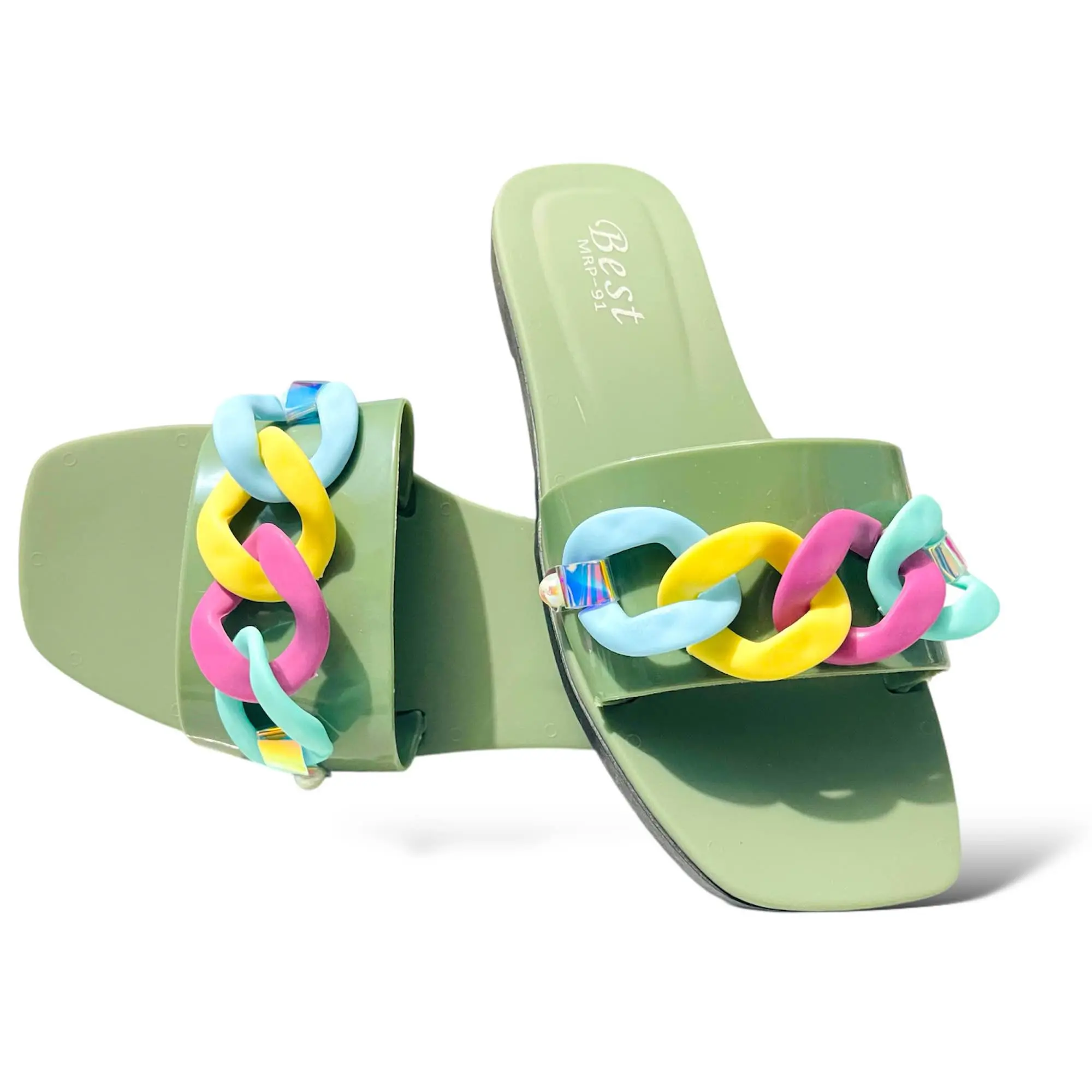 Picture of Slipper Slipper for Girls ANANDA Chain Design Slipper High Quality Girls Slipper Girls sandal Girls Shoes New premium sandal for Women