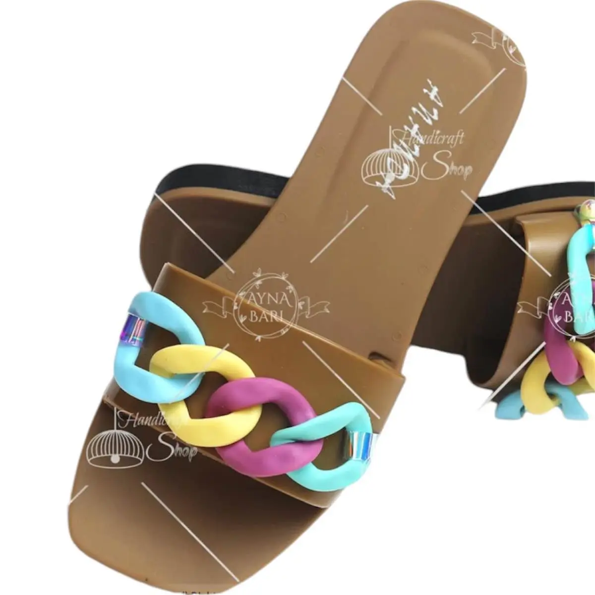 Picture of Slipper Slipper for Girls ANANDA Chain Design Slipper High Quality Girls Slipper Girls sandal Girls Shoes New premium sandal for Women