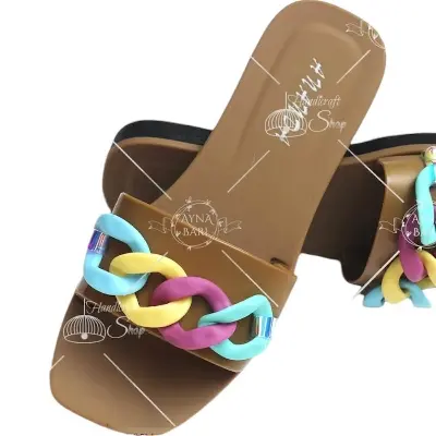 Picture of Slipper Slipper for Girls ANANDA Chain Design Slipper High Quality Girls Slipper Girls sandal Girls Shoes New premium sandal for Women