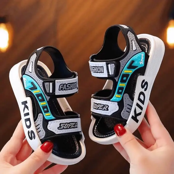 Picture of Children Sport Sandals New Boys Girls Casual BeachShoe Comfortable Soft Sole Kids Shoes Fashion Non-slip Slippers toddler