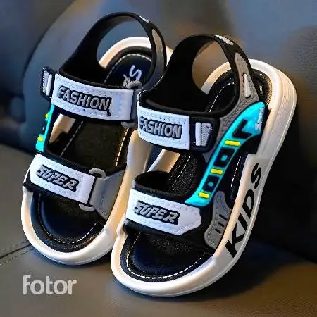 Picture of Children Sport Sandals New Boys Girls Casual BeachShoe Comfortable Soft Sole Kids Shoes Fashion Non-slip Slippers toddler